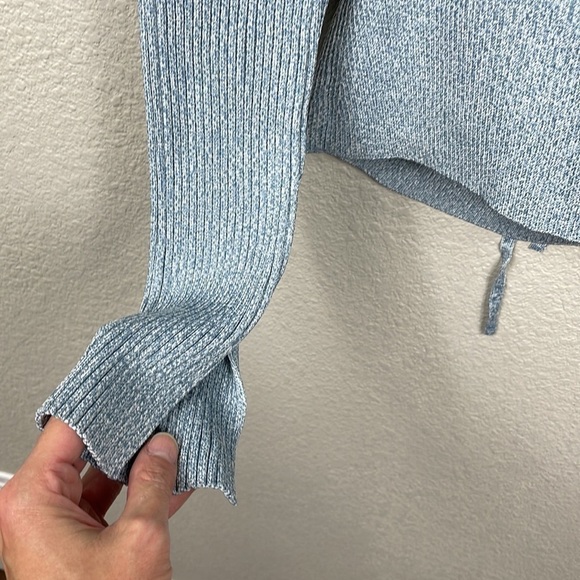 New Jonathan Simkhai Alexia Sweetheart Pullover Stretch Sweater Cut Out Sz XL - Picture 8 of 14